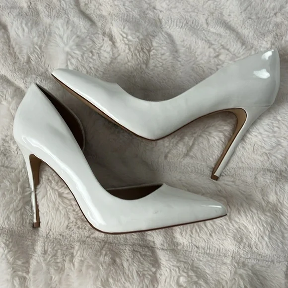 Mix no. 6 white patent heels size 9 - Picture 6 of 6